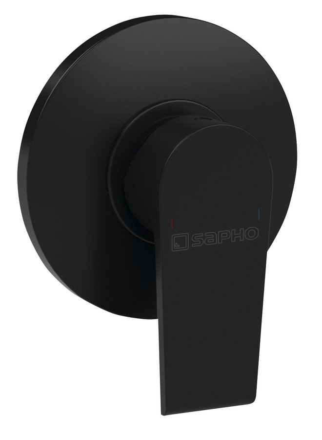 KAI podomítková sprchová baterie, 1 výstup, černá mat KA41/15