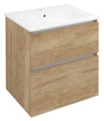 EZ601-2222 (60277) EZARA umyvadlová skříňka 59,2x64x46cm, dub alabama EZ601-2222