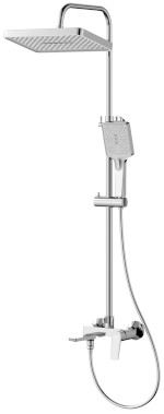 FY690 (60723) FLERY sprchový sloup s pákovou baterií, otočné ramínko, chrom FY690