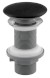 Umyvadlová výpust 5/4“, click-clack, keramická zátka, 20-70mm, černá mat 38TP0163I