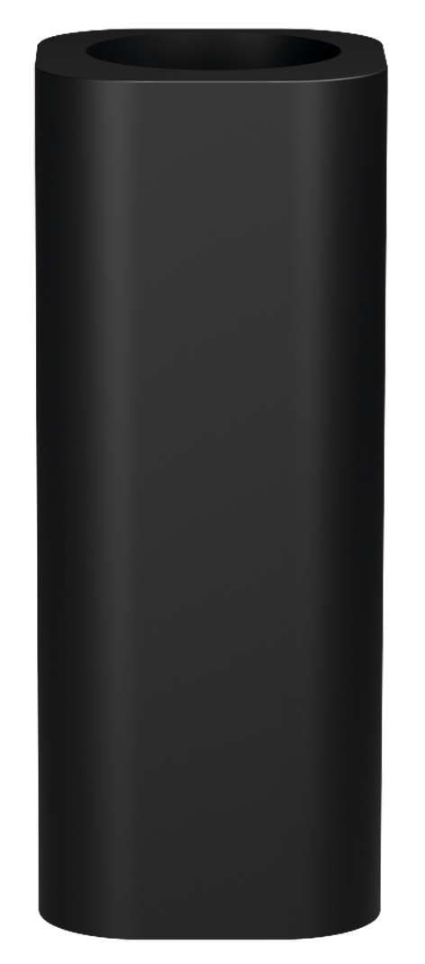 HAKO keramický podstavec ke stěně pro umyvadlo 554331, černá mat 557131