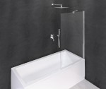 MODULAR SHOWER vanová zástěna 800x1500mm, čiré sklo BMS1-80