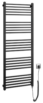 METRO-E elektrické otopné těleso rovné 500x1340 mm, 500 W, černá mat ME513B