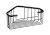 SMART rohová polička do sprchy, 200x80x151mm, černá mat 2483-14