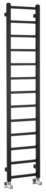 METRO LIGHT otopné těleso 300x1500 mm, černá mat IR446TB