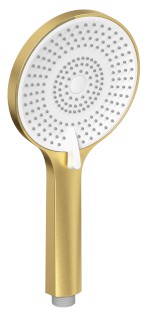 Ruční masážní sprcha, 3 režimy sprchování, silikon trysky, průměr 120mm, ABS/zlato mat SK879GB