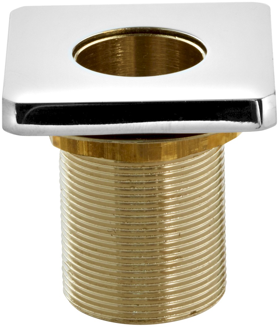 Sprchová průchodka na okraj vany vanu hranatá, chrom 1205-42