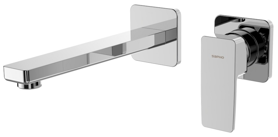 TI018 (55700) TURSI podomítková dvouprvková umyvadlová baterie, chrom TI018