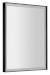 SORT zrcadlo s LED osvětlením 60x80cm, černá mat ST080