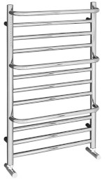 MANISA otopné těleso 500x800mm, se třemi madly pro ručník, chrom IZ110