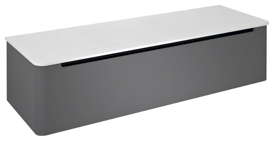 KR140-4141 (58765) KERALA umyvadlová skříňka 140x35x47,5cm, 1x zásuvka, carina KR140-4141