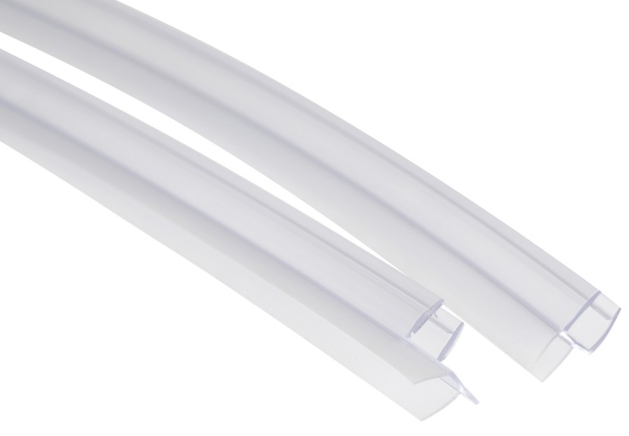 NDGN04-R (60850) Spodní těsnění na čtvrtkruhovou zástěnu GN5590, sklo 6mm NDGN04-R