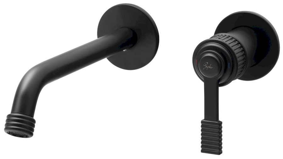 VERSI podomítková umyvadlová baterie, černá mat RV018/15