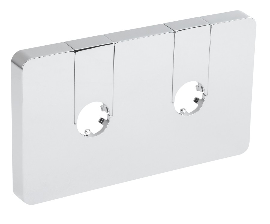 QS515C (60482) Q-START krycí rozeta pro středové připojení, chrom QS515C