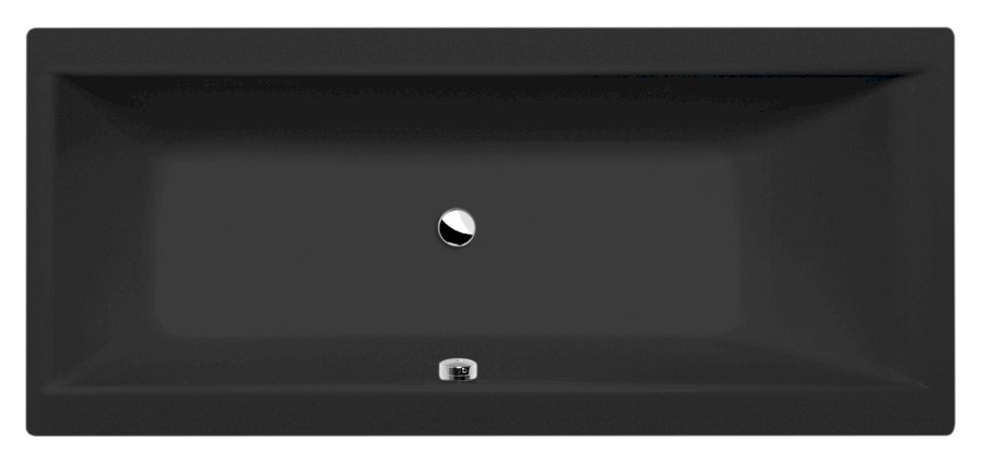 73611.21 (15336) CLEO obdélníková vana 160x70x48cm, černá mat 73611.21