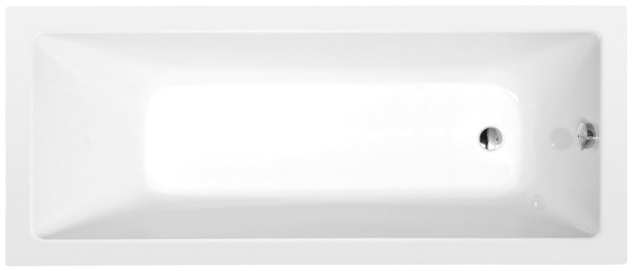 NOEMI obdélníková vana 160x70x39cm, bílá 71707