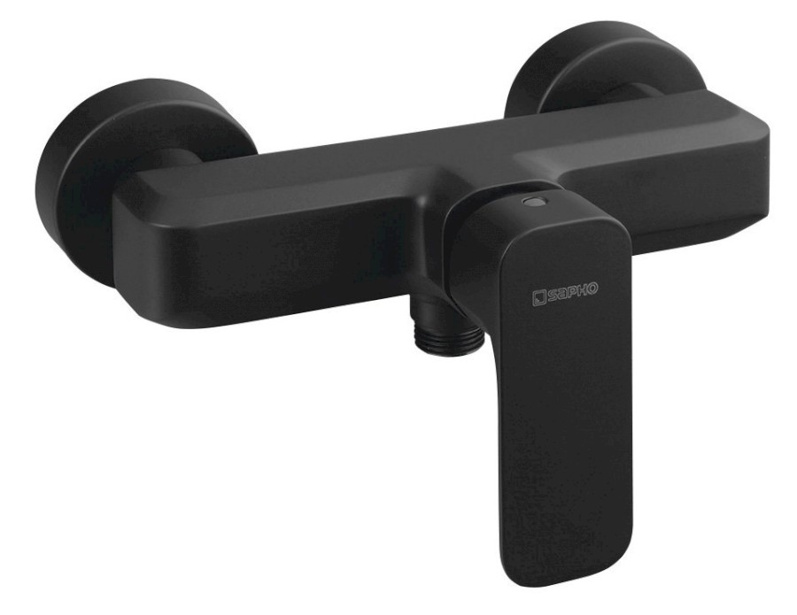 SPY nástěnná sprchová baterie, černá mat PY11/15