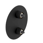 UT043B-1 (57415) ULTRAMIX tělo podomítkové sprchové baterie, 2 výstupy, otočný přepínač, černá mat UT043B-1