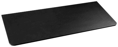 PREMIO deska kompozit 122x1,2x48,5cm, černá mat PRE120-3535