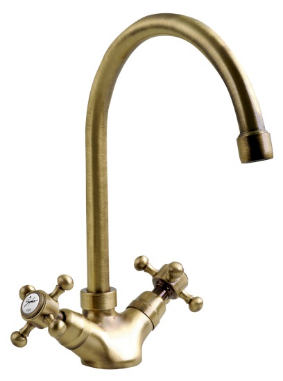 ANTEA stojánková dřezová baterie, výška 275mm, bronz 3096