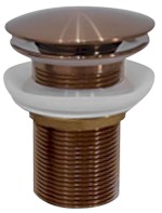 AURUM umyvadlová výpust  5/4“, click-clack, měď mat ND-AU300