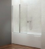 WILA vanová zástěna 900x1400mm skládací, chrom, čiré sklo AQ5742