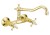 ANTEA nástěnná baterie, horní ramínko, zlato 3365