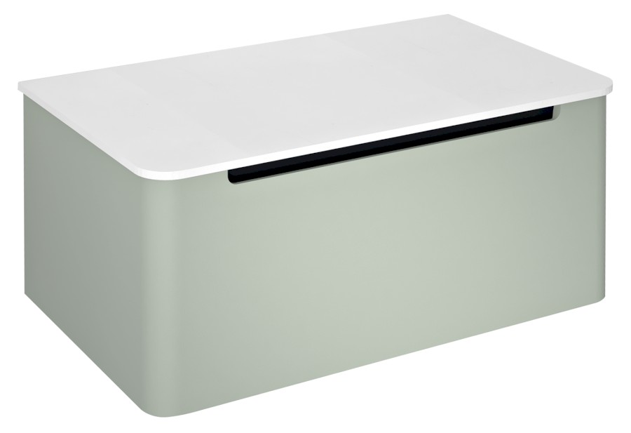 KR080-4444 (58753) KERALA umyvadlová skříňka 80x35x47,5cm, 1x zásuvka, verde KR080-4444