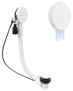 71857.10 (53684) Vanová souprava s napouštěním, bovden, délka 1200mm, zátka 72mm, bílá 71857.10