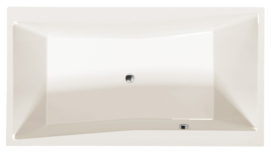 78511.40 (54886) QUEST obdélníková vana 180x100x49cm, ivory 78511.40