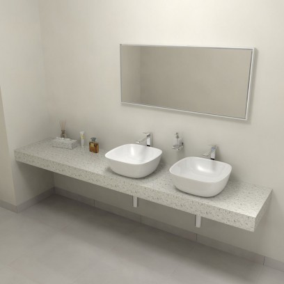 TAILOR rockstone deska 230x50 cm, provedení límce R TR230R