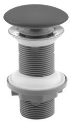 Umyvadlová výpust 5/4“, click-clack, keramická zátka, 20-70mm, antracit 38TP0162I