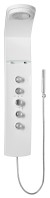 LUK termostatický sprchový panel rohový 250x1300mm, bílá 80325