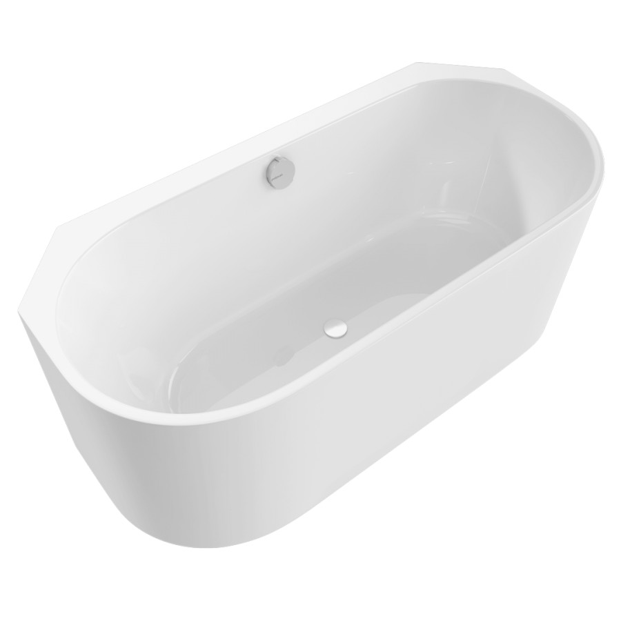 33611MAL (60998) ASTRA AL MONOLITH rohová vana 160x75x60cm, bílá 33611MAL