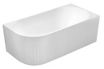 E1015G (60942) TIBERA STRIP R rohová stojící vana, 170x80cm, bílá E1015G