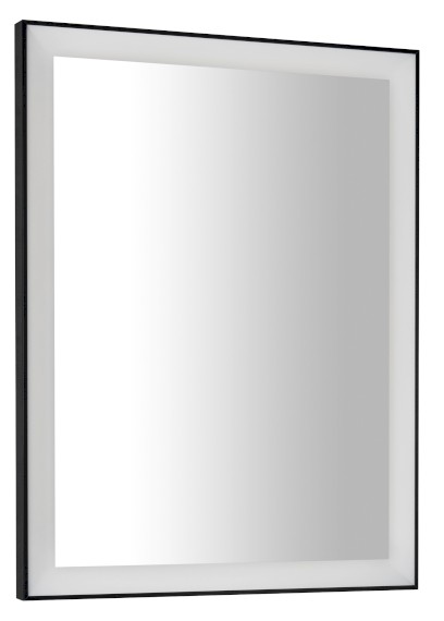 GANO zrcadlo s LED osvětlením 60x80cm, černá LG260