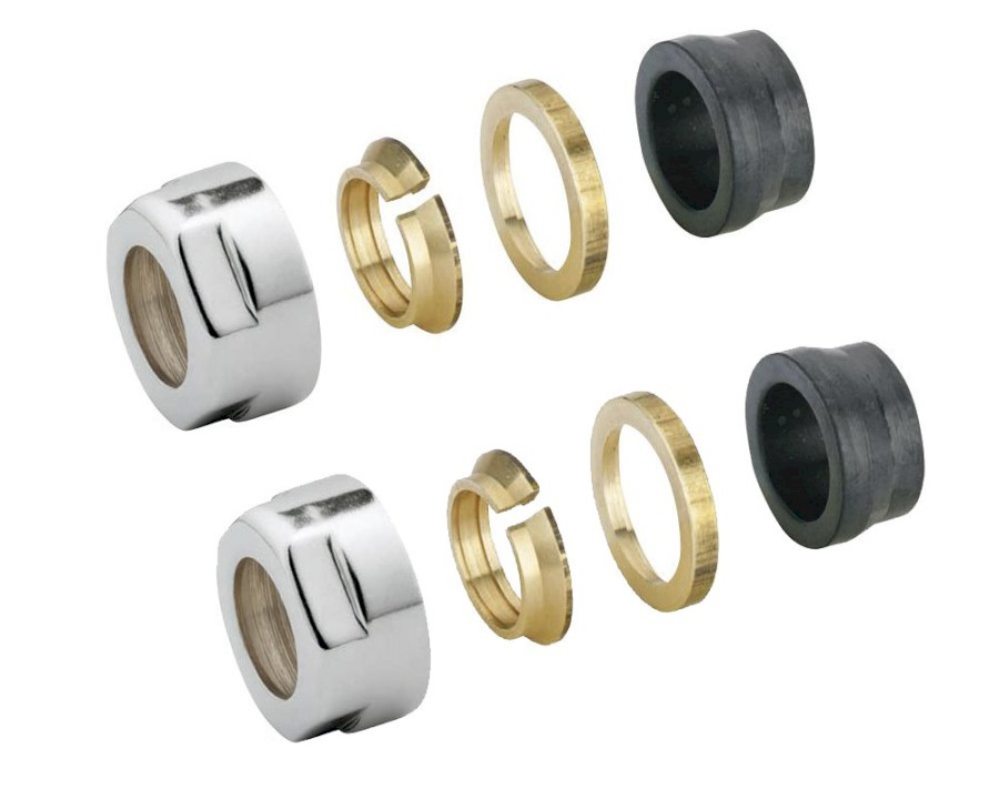 Svěrné šroubení pro Měď 15mm, nerez mat CP6515