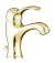 KIRKÉ stojánková umyvadlová baterie s výpustí, zlato KI02Z