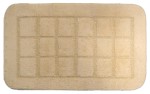 1712311 (46855) DELHI Koupelnová předložka 50x80cm s protiskluzem, 100% polyester, béžová 1712311