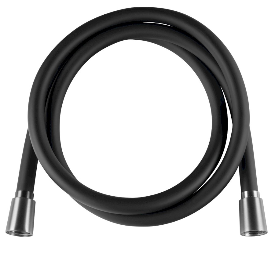 Plastová sprchová hadice, 150cm, černá mat 1208-81