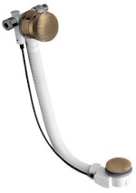 Vanová souprava s napouštěním, bovden, délka 775mm, zátka 72mm, bronz 86388