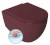 INFINITY závěsná WC mísa, Rimless, 36,5x53cm, maroon red 10NF02004-2R
