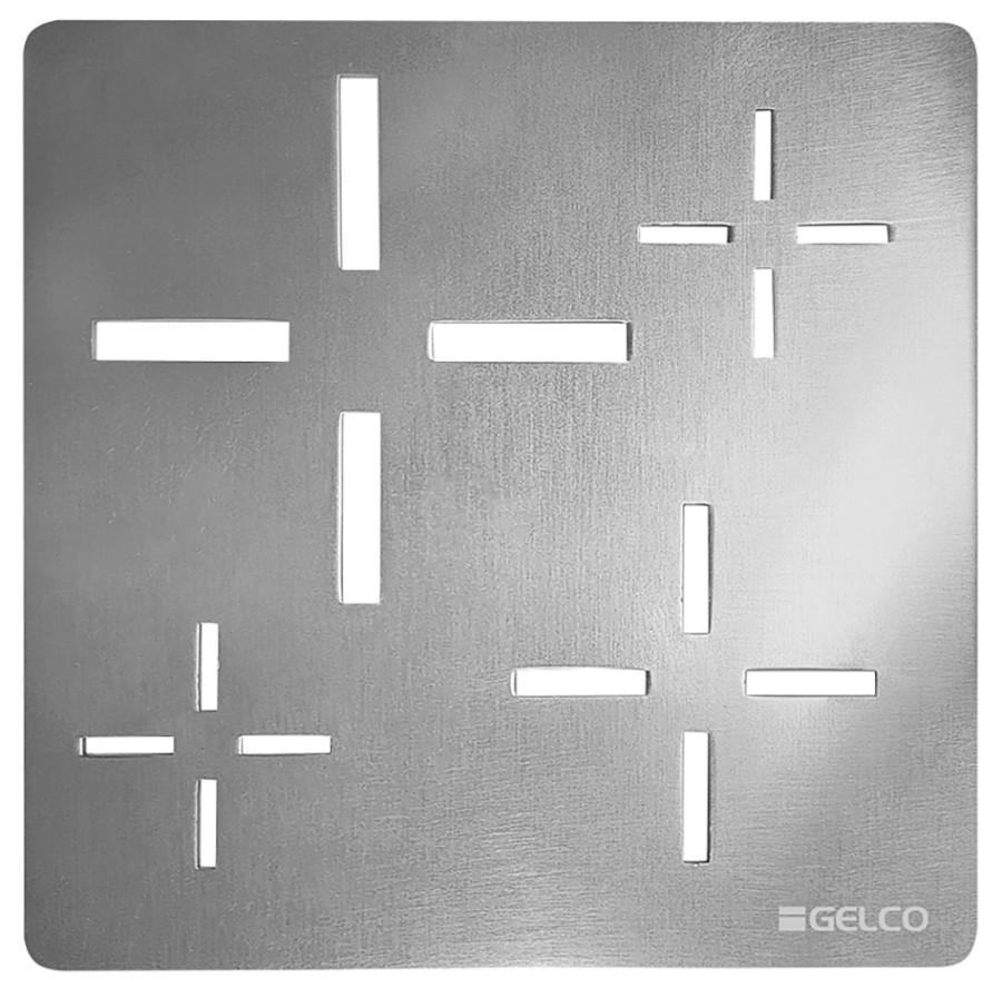 Čtvercová krytka sifonu, chrom KSM107CH