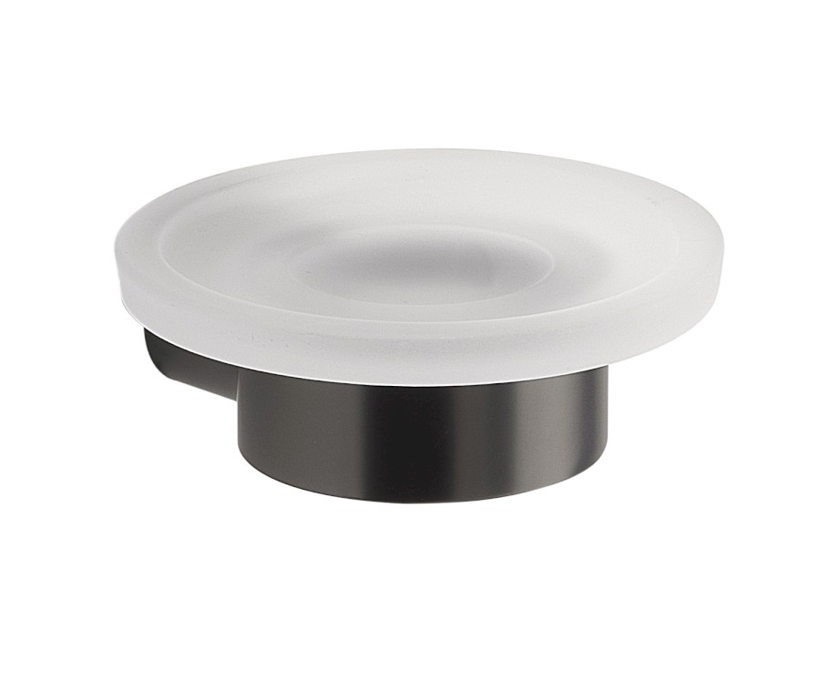 PI1181 (58190) PIRENEI mýdlenka, mléčné sklo, gun metal PI1181