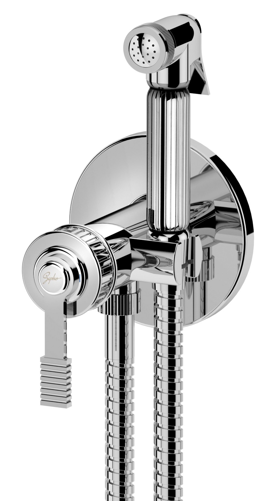 VERSI podomítková bidetová baterie se Stop sprškou, chrom RV013