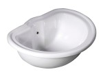 RETRO keramické umyvadlo zápustné, 50x41cm, bílá 103101