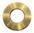 Kovová krytka přepadu umyvadla, 30mm, zlato mat AR919