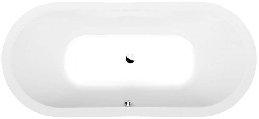 VIVA O oválná vana 185x80x47cm, bílá 72179