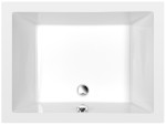 DEEP hluboká sprchová vanička, obdélník 100x75x26cm, bílá 72879