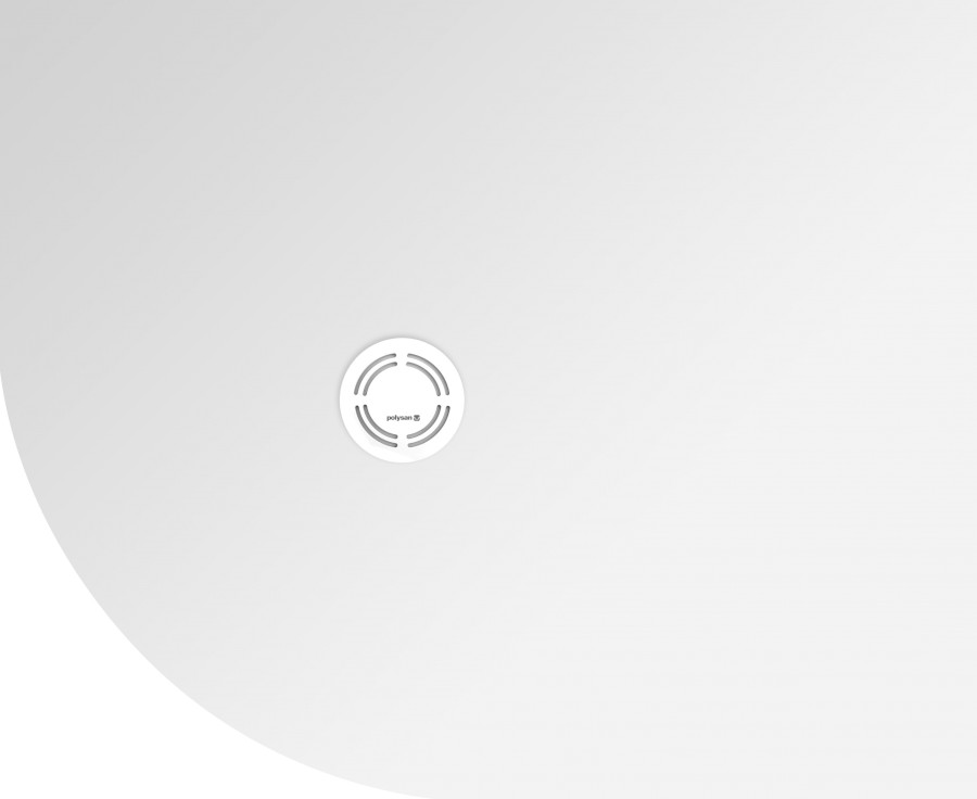 FLEXIA vanička z litého mramoru čtvrtkruh, s možností úpravy rozměru, 110x90cm, R550, pravá 91361